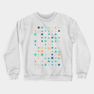 Geometric Colourful Pattern Crewneck Sweatshirt